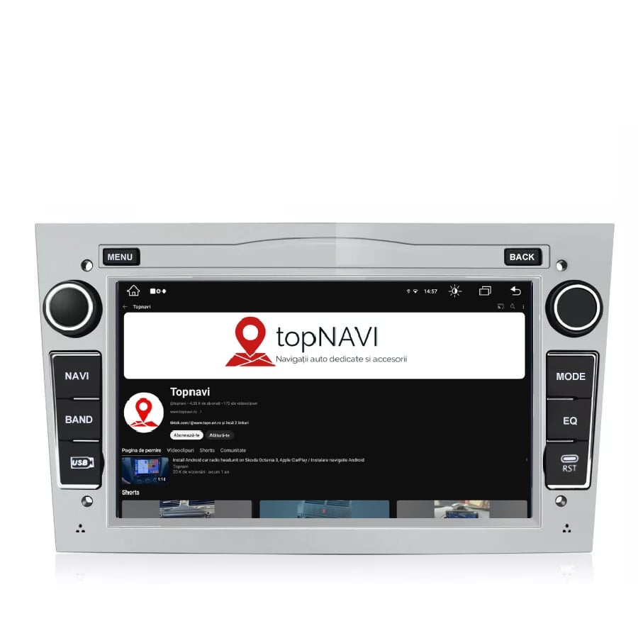 Navigatie Opel Vectra C (2003-2009), Android, Ecran 7 inch, 1GB RAM 32GB, argintiu [5]
