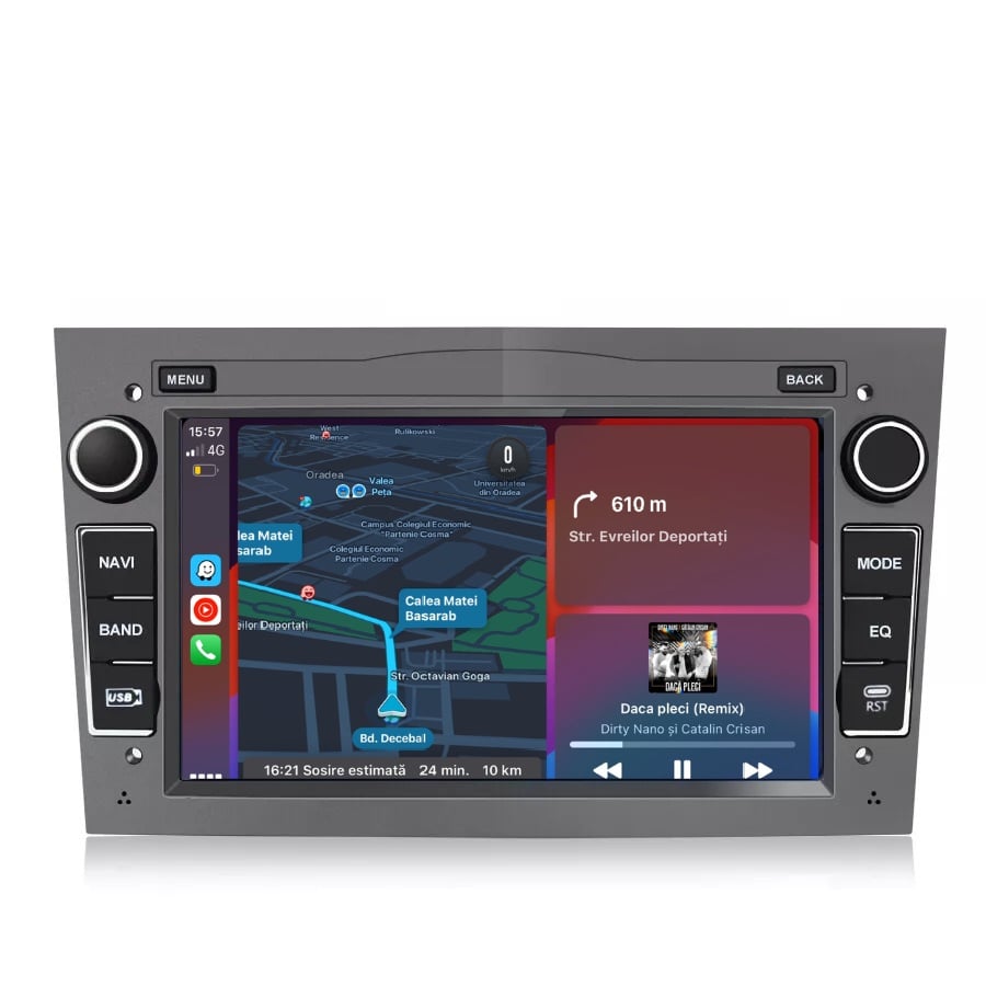 Navigatie Opel Astra H (2004-2010), Android, Ecran 7 inch, 2GB RAM 32GB, gri [2]