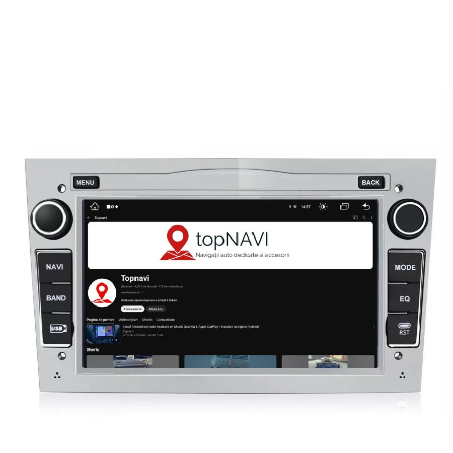 Navigatie Opel Meriva (2003-2010), Android, Ecran 7 inch, 2GB RAM 32GB, argintiu [3]