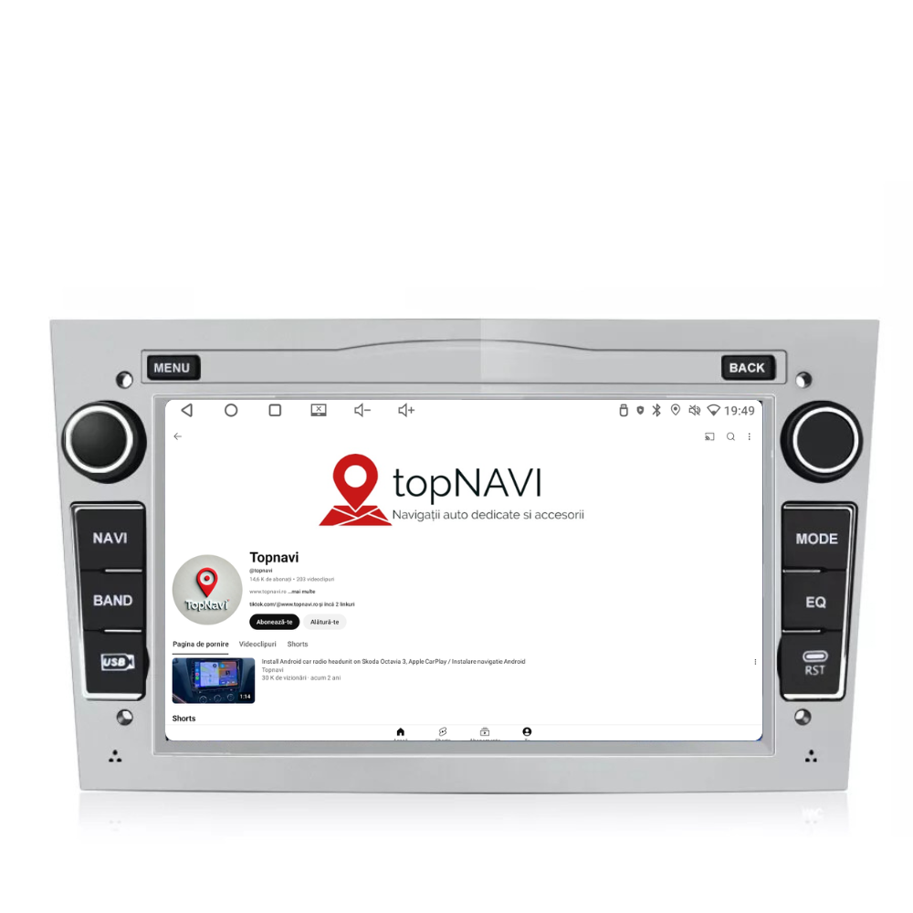 Navigatie Opel Meriva (2003-2010), Android, Ecran 7 inch, 2GB RAM 32GB, argintiu [4]
