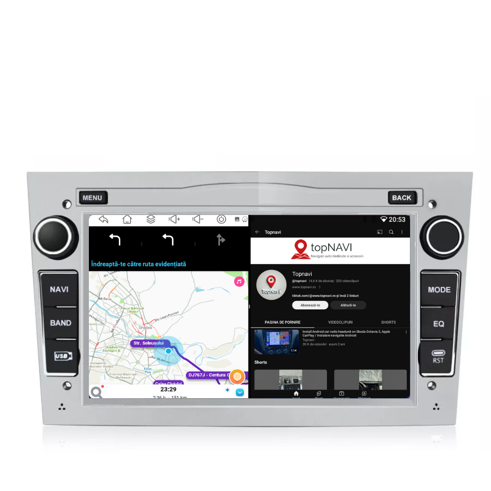 Navigatie Opel Signum (2003-2008), Android, Ecran 7 inch, 4GB RAM 64GB, argintiu [5]