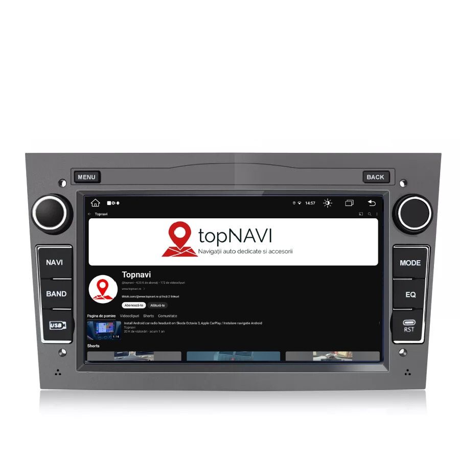 Navigatie Opel Corsa C (2003-2006), Android, Ecran 7 inch, 4GB RAM 64GB, gri [3]