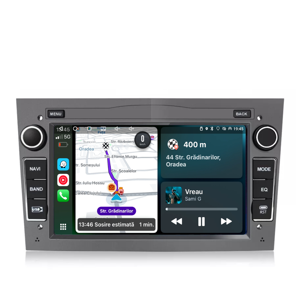 Navigatie Opel Corsa C (2003-2006), Android, Ecran 7 inch, 4GB RAM 64GB, gri [1]
