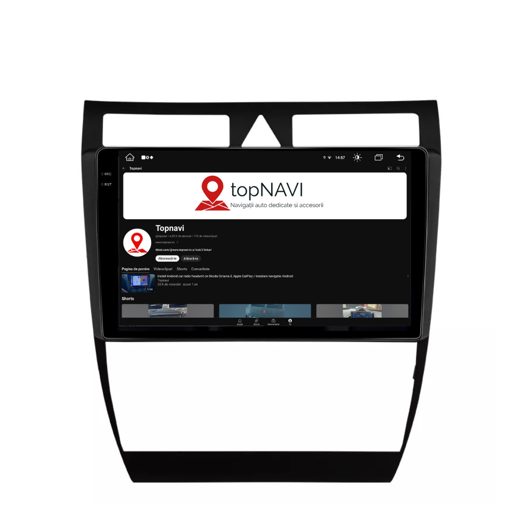 Navigatie Audi a6 c5 (1997-2006), Ecran 2K 9 inch, 8GB RAM 256GB, 8core [4]