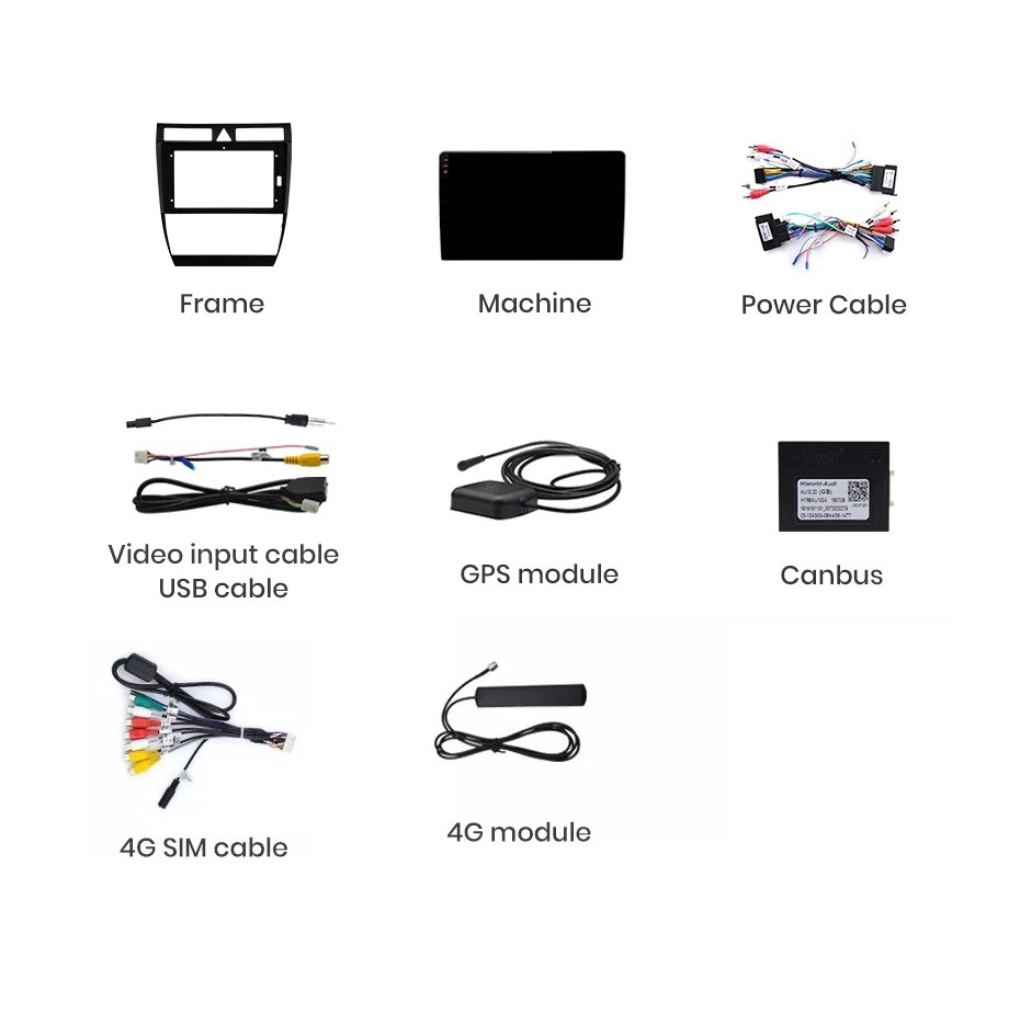Navigatie Audi a6 c5 1997-2006, Android 13,Ecran 2K, 4GB RAM 64GB, Octa Core, carplay /android auto [10]