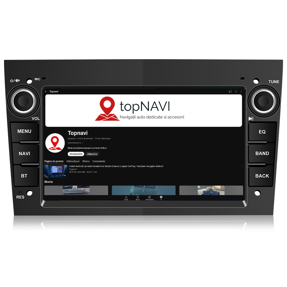 Navigatie Opel Vectra C (2003-2010), Android, Ecran 7 inch, 4GB RAM 64GB 4core, negru [3]