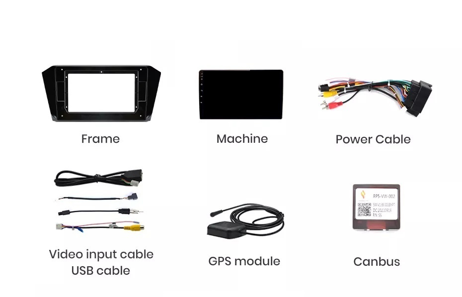 Navigatie passat B8 2015-2020, Android 12, 1GB RAM 32GB, google maps, waze, wifi, youtube, bluetooth [10]