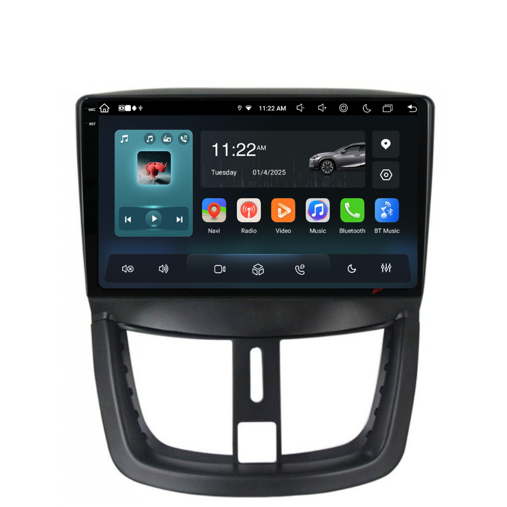 Navigatie Peugeot 207 (2006-2015), Ecran 9 inch, 8GB RAM 256GB, 8-core [4]