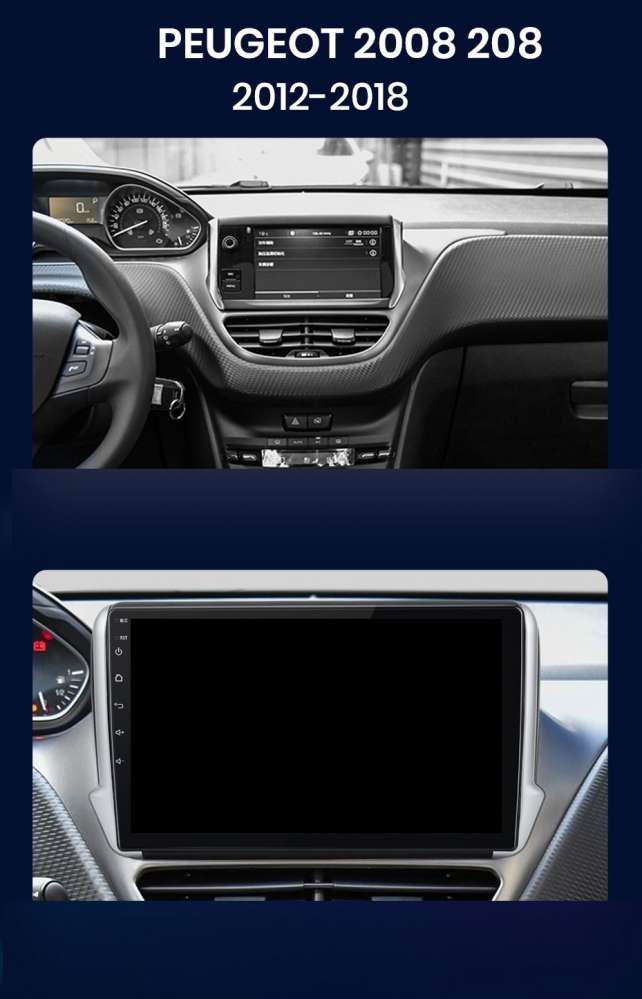 Navigatie Peugeot 2008 (2013-2017), Ecran 10 inch, 4GB 64GB, 4-core [6]