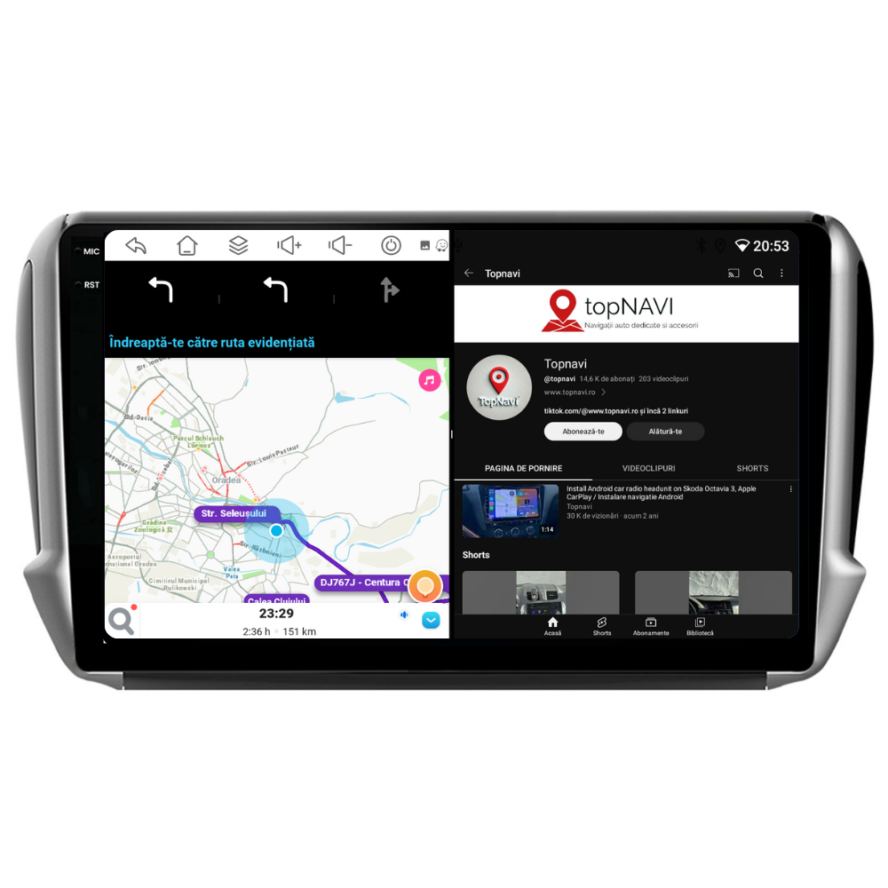 Navigatie Peugeot 2008 (2013-2017), Ecran 10 inch, 6GB 128GB, 8-core [5]