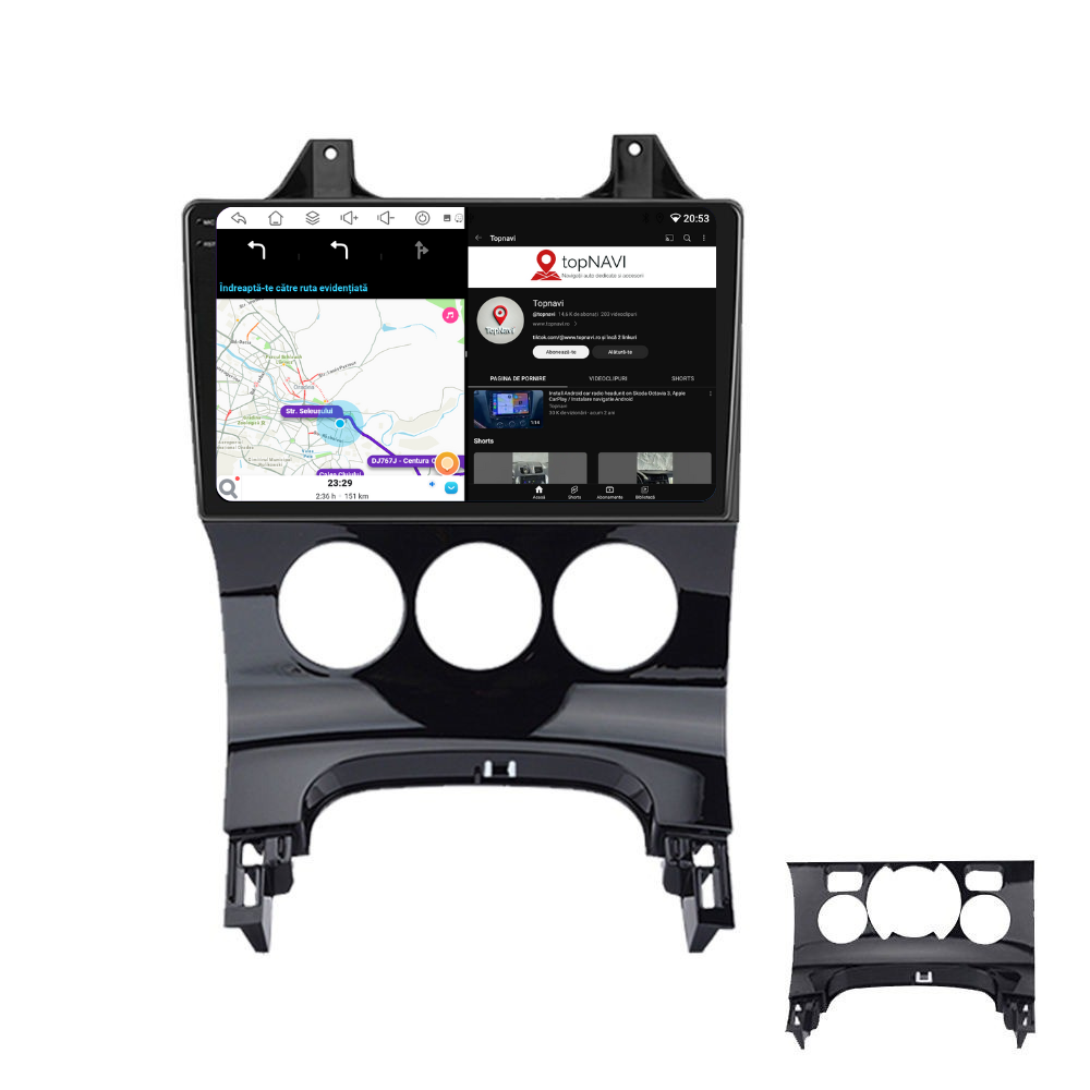 Navigatie Peugeot 3008 (2009-2015), Ecran 9 inch, 4GB RAM 64GB, 8-core [3]