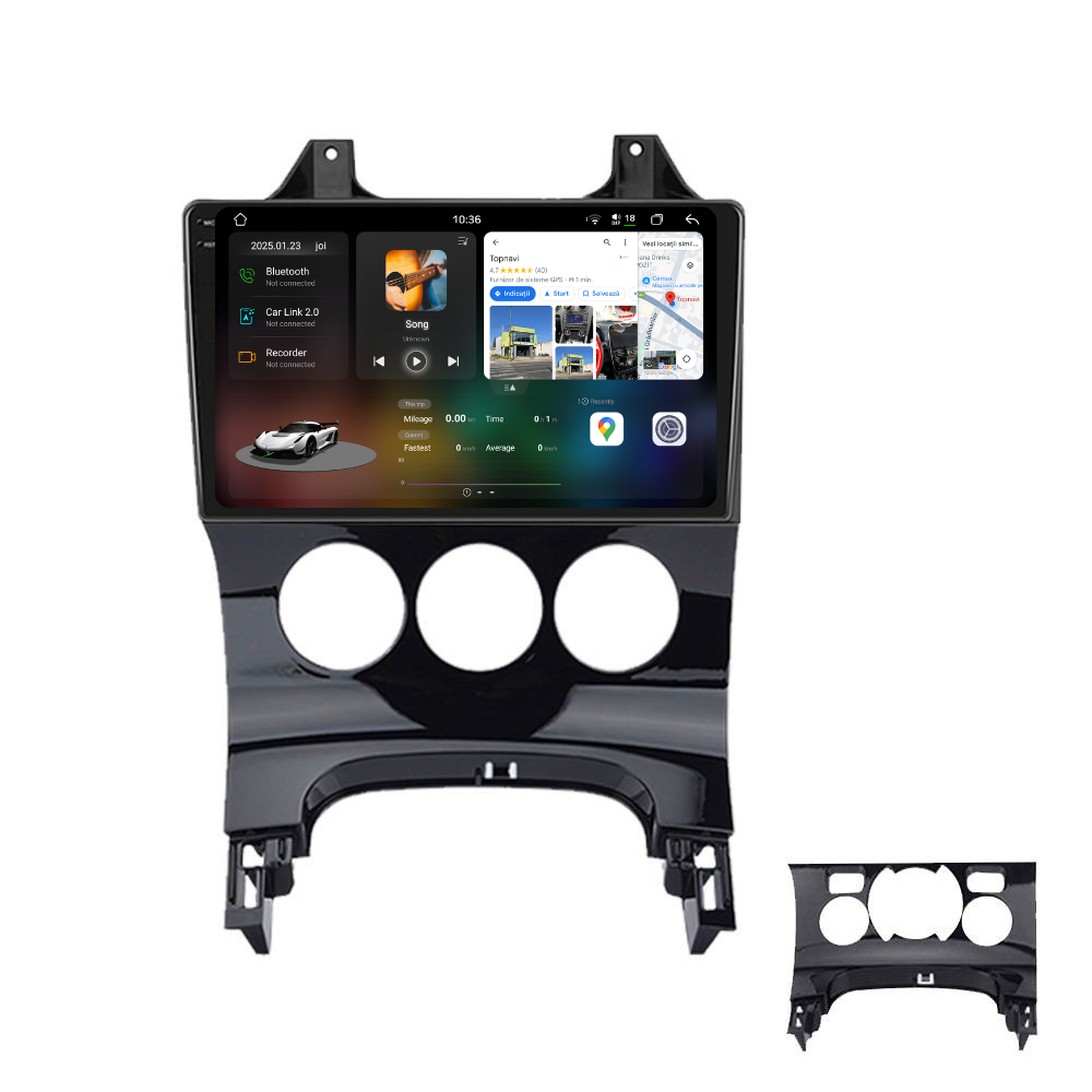 Navigatie Peugeot 3008 (2009-2015), Ecran 9 inch 2K, 12GB RAM 256GB, 8-core [1]