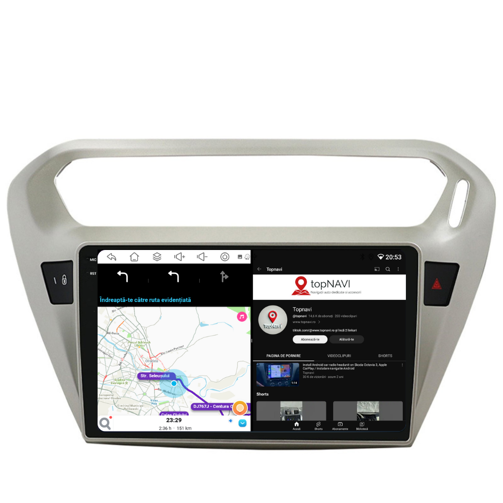 Navigatie Peugeot 301 (2013-2018), Ecran 9 inch, 6GB RAM 128GB, 8-core [8]