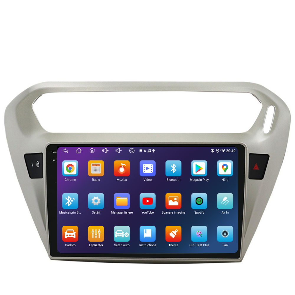 Navigatie Peugeot 301 (2013-2018), Ecran 9 inch, 6GB RAM 128GB, 8-core [7]