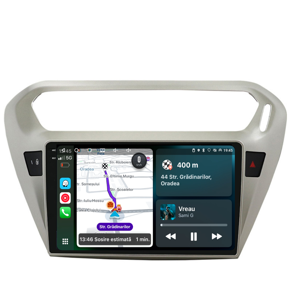 Navigatie Citroen Elysee (2013-2018), Ecran 9 inch, 8GB RAM 256GB, 8-core [1]