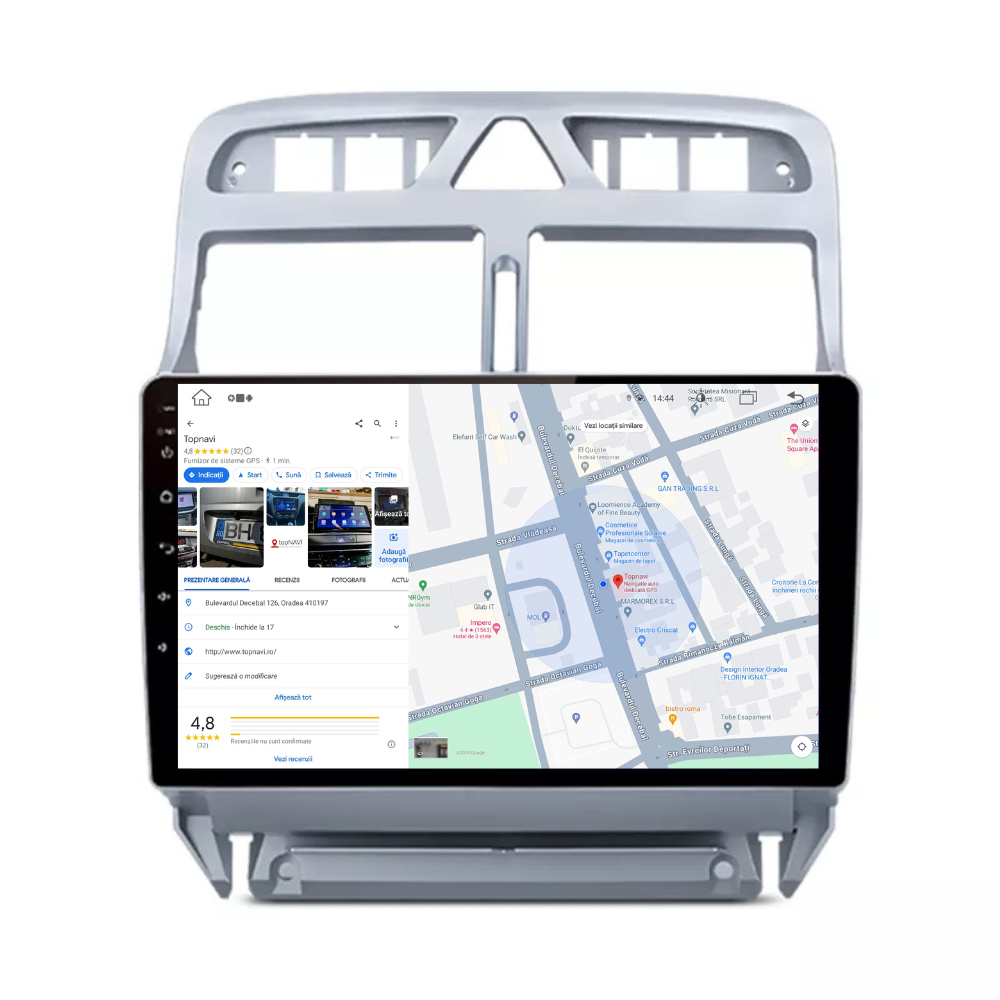 Navigatie Peugeot 307 (2002-2013), Ecran 9 inch, 1GB RAM 32GB [2]