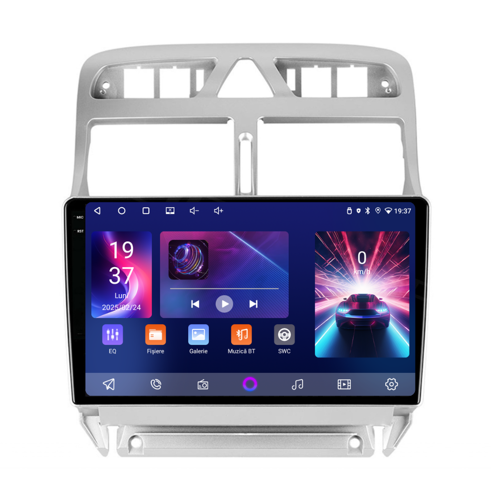 Navigație Peugeot 307 (2002-2013), Android, Ecran 9 inch, 4GB RAM 64GB, 4-core [2]