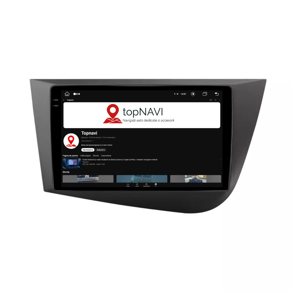 Navigatie Seat Leon (2005-2012), Ecran 2K 9 inch, 8GB RAM 256GB, 8core [5]