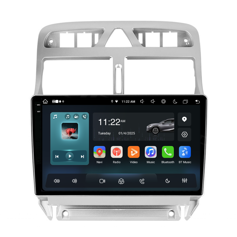 Navigație Peugeot 307 (2002-2013), Android, Ecran 9 inch, 8GB RAM 256GB, 8-core [4]