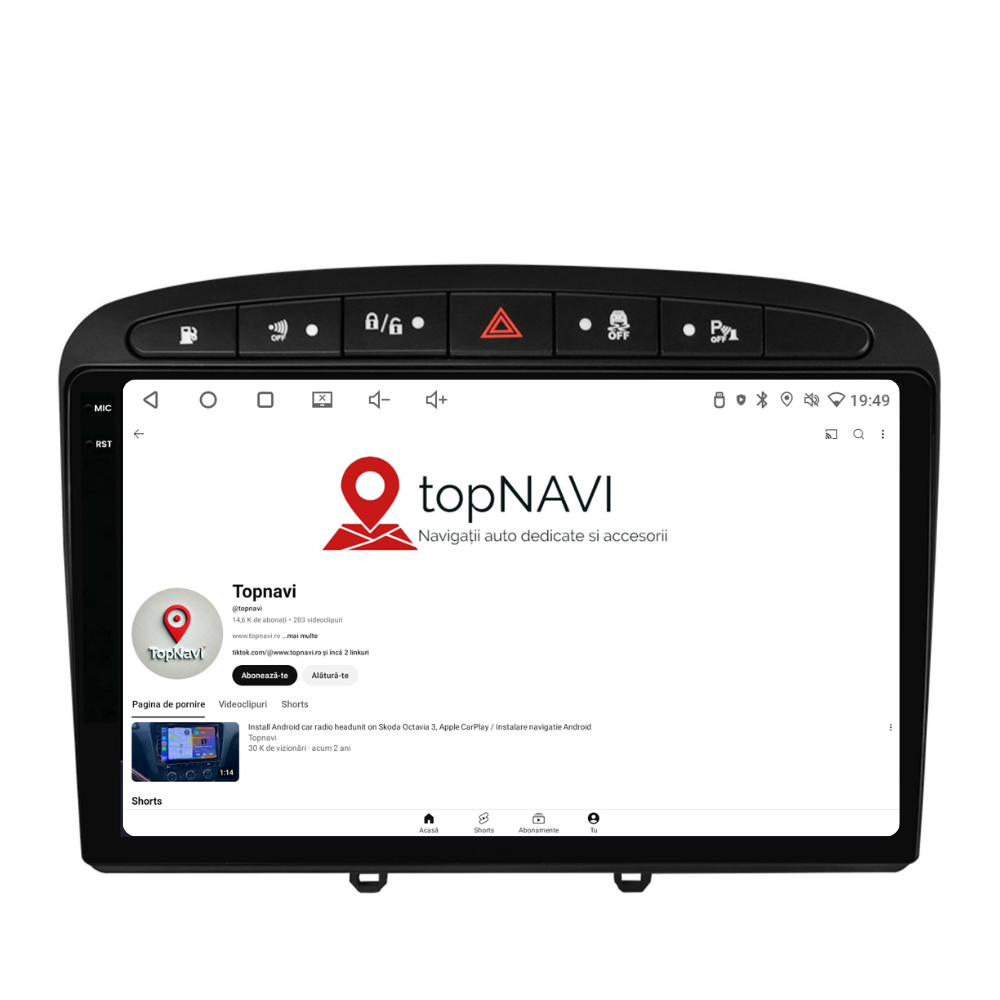 Navigatie Peugeot 308 (2008-2020), Ecran 9 inch 2K, 12GB RAM 256GB, 8-core [6]