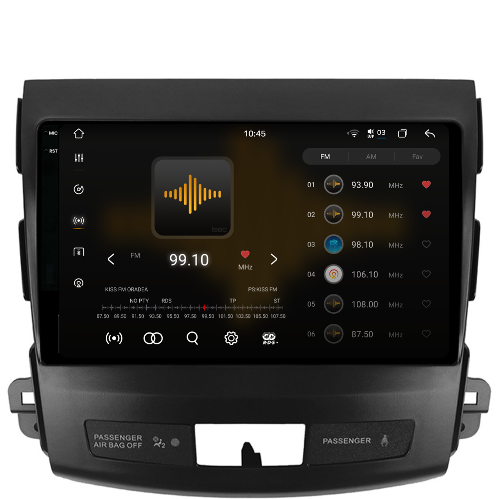 Navigatie Peugeot 4007 (2007-2014), Ecran 9 inch 2K, 12GB RAM 256GB, 8-core [4]