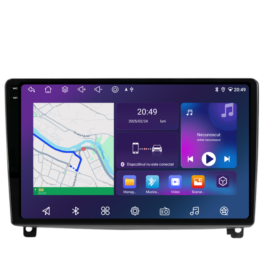 Navigatie Peugeot 407 (2004-2011), Ecran 9 inch, 4GB RAM 64GB, 8-core [5]