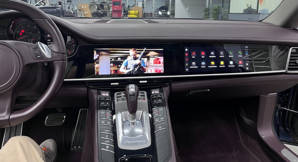 Navigație Porsche Panamera (2009-2016), Ecran Dual Screen 12.3 + 11.4 inch, Android, 8GB RAM 256GB [2]
