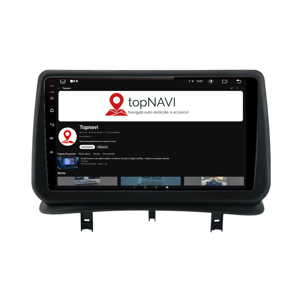 Navigatie Renault Clio 3 (2005-2014), Ecran 9 inch, 1GB RAM 32GB [2]