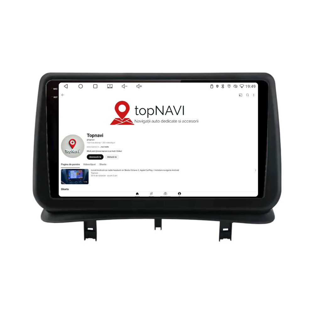 Navigatie Renault Clio 3 (2005-2014), Ecran 9 inch, 4GB RAM 64GB, 8-core [2]