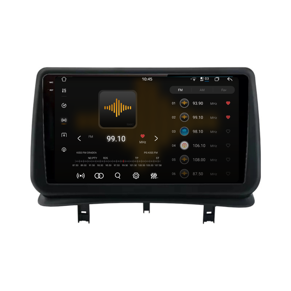 Navigatie Renault Clio 3 (2005-2014), Ecran 9 inch 2K, 12GB RAM 256GB, 8-core [3]