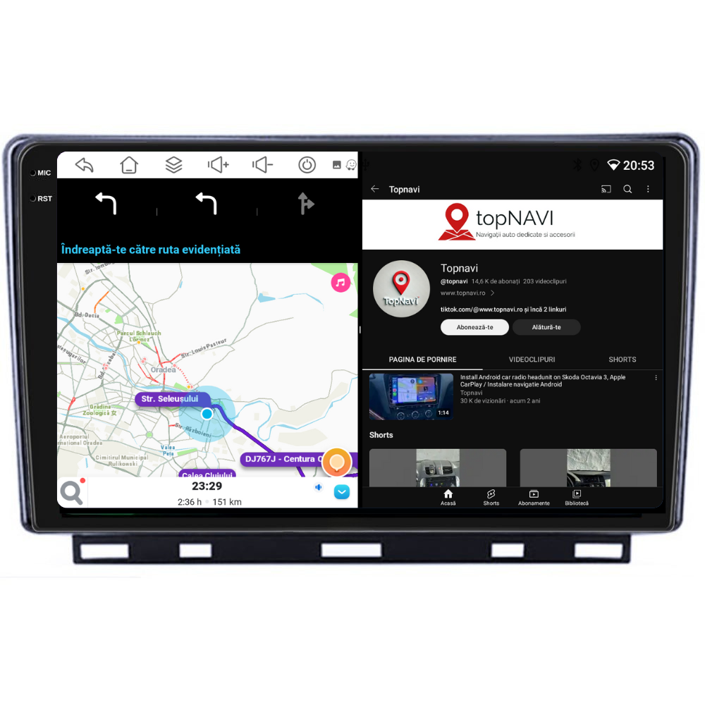 Navigatie Renault Clio 5 (2019+), Ecran 9 inch, 6GB RAM 128GB, 8-core [5]