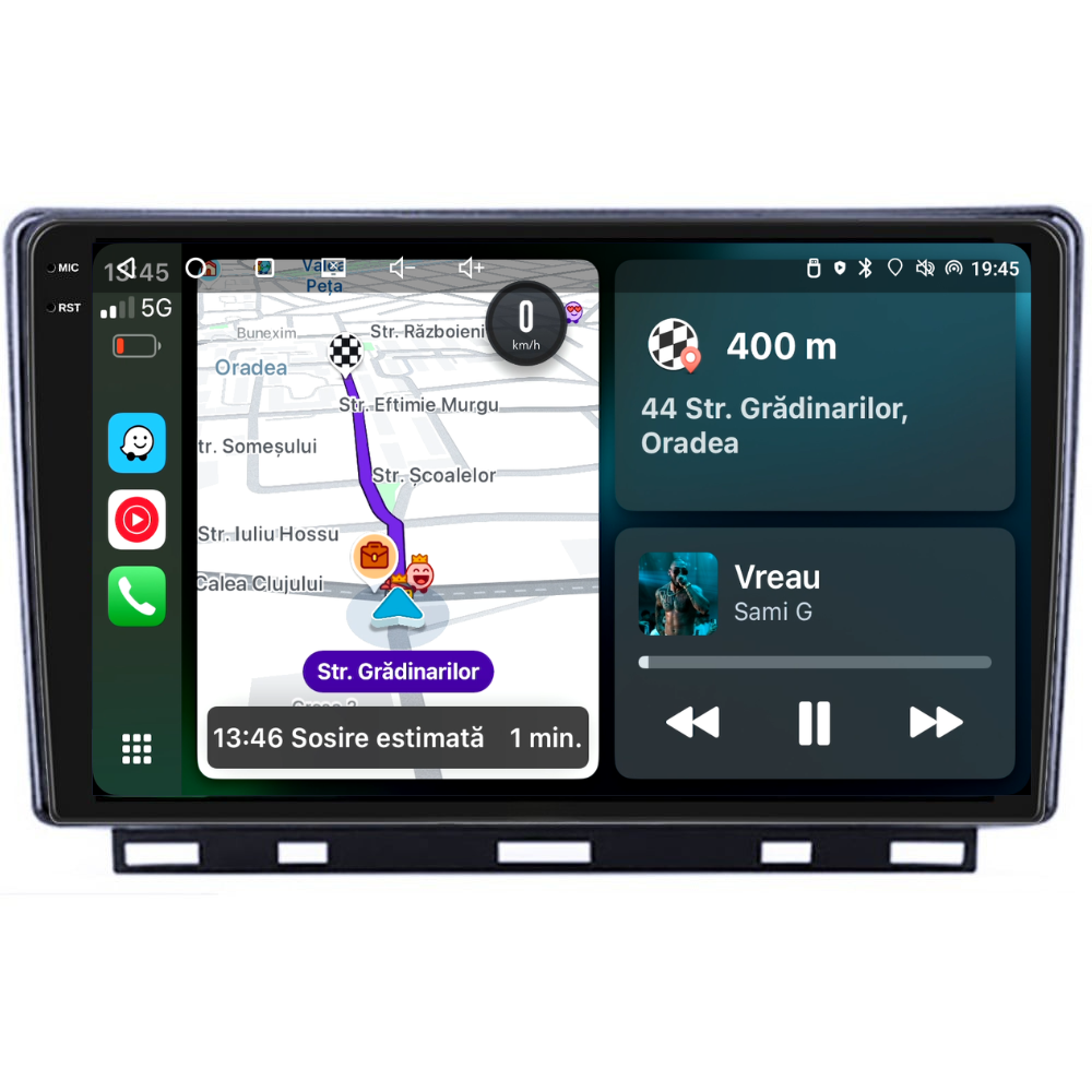 Navigatie Renault Clio 5 (2019+), Ecran 9 inch, 6GB RAM 128GB, 8-core [2]
