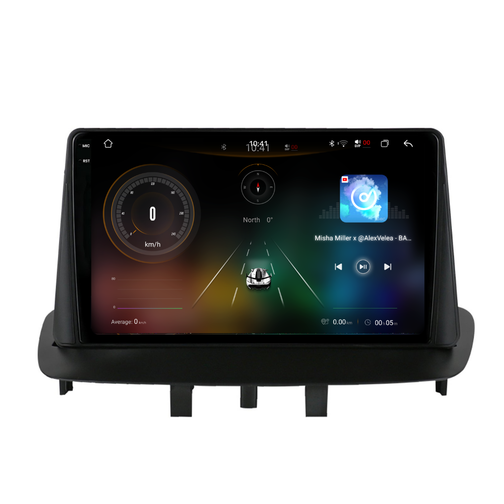 Navigatie Renault Fluence (2009-2017), Ecran 9 inch 2K, 12GB RAM 256GB, 8-core [2]