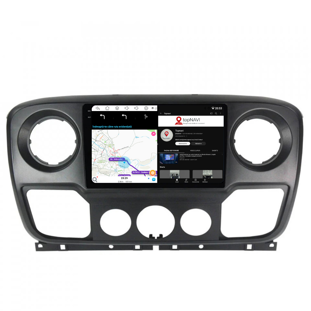 Navigatie Nissan NV400 (2010-2020), Ecran 10 inch, 6GB RAM 128GB, 8-core [4]