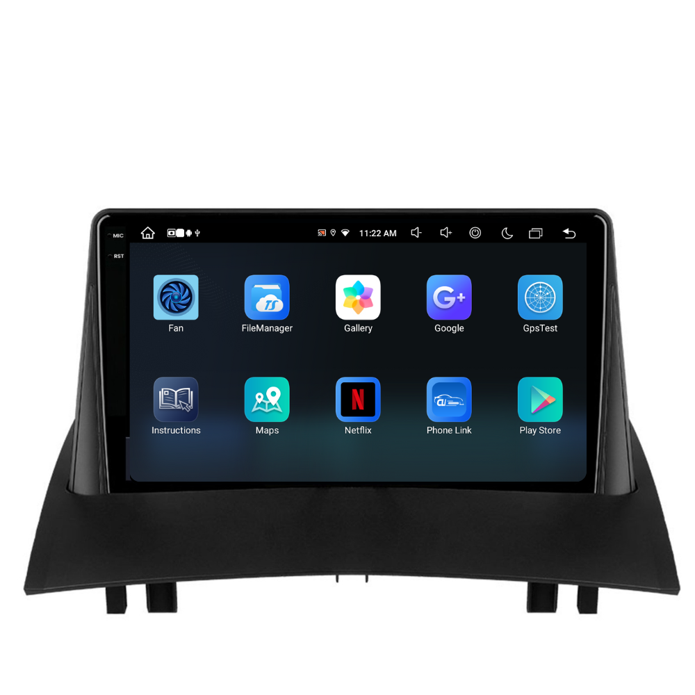 Navigatie Renault Megane 2 (2002-2009), Ecran 2K, 8GB RAM 256GB, 8-core [7]