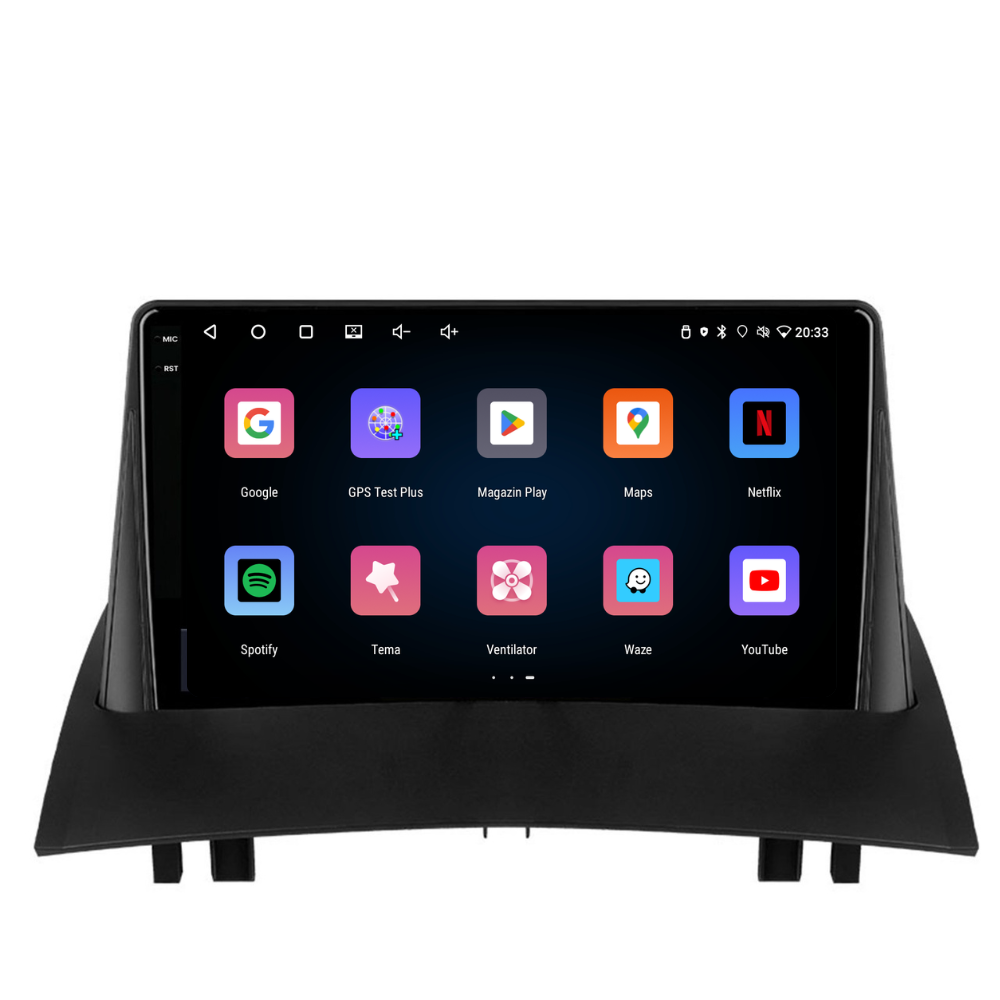 Navigatie Renault Megane 2 (2002-2009), Ecran 9 inch, 4GB RAM 64GB, 4-core [3]