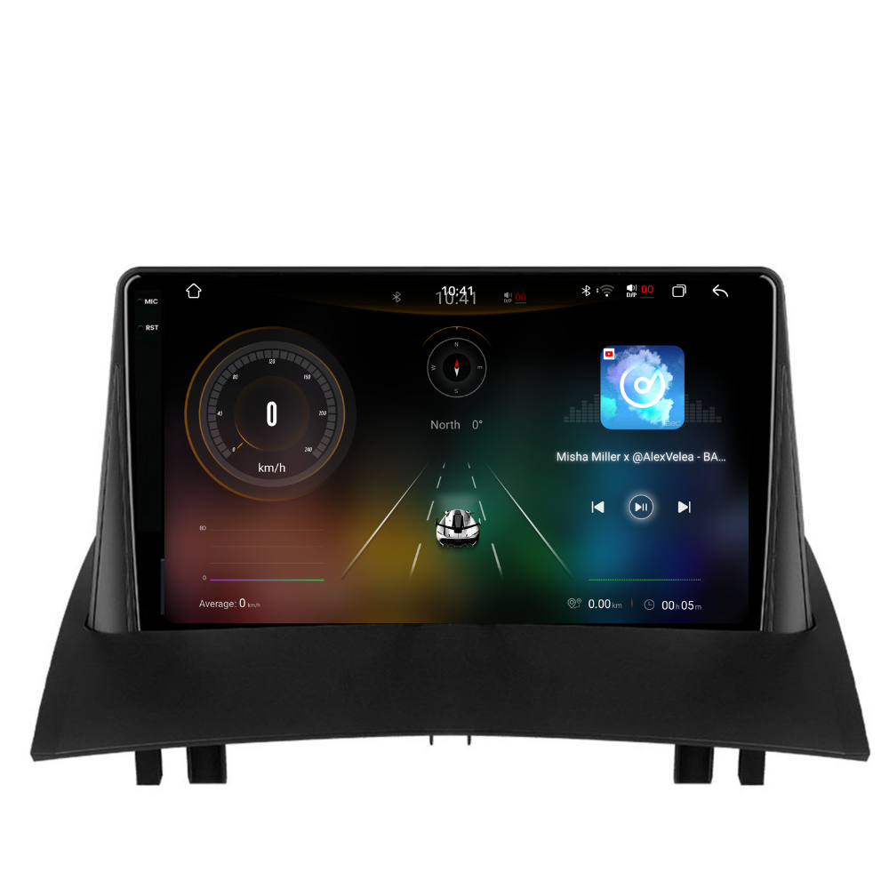 Navigatie Renault Megane 2 (2002-2009), Ecran 9 inch 2K, 12GB RAM 256GB, 8-core [3]