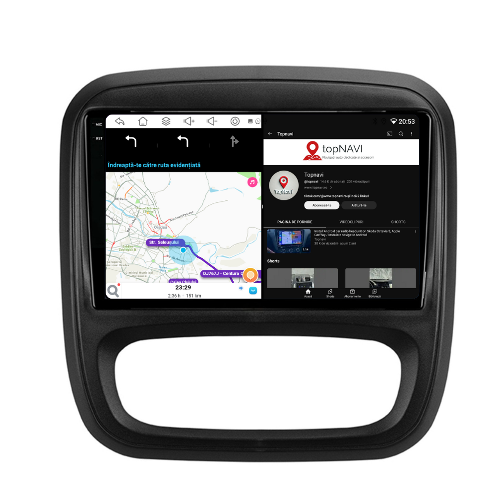Navigatie Opel Vivaro (2014-2018), Android, Ecran 9 inch, 4GB RAM 64GB, 8-core [3]