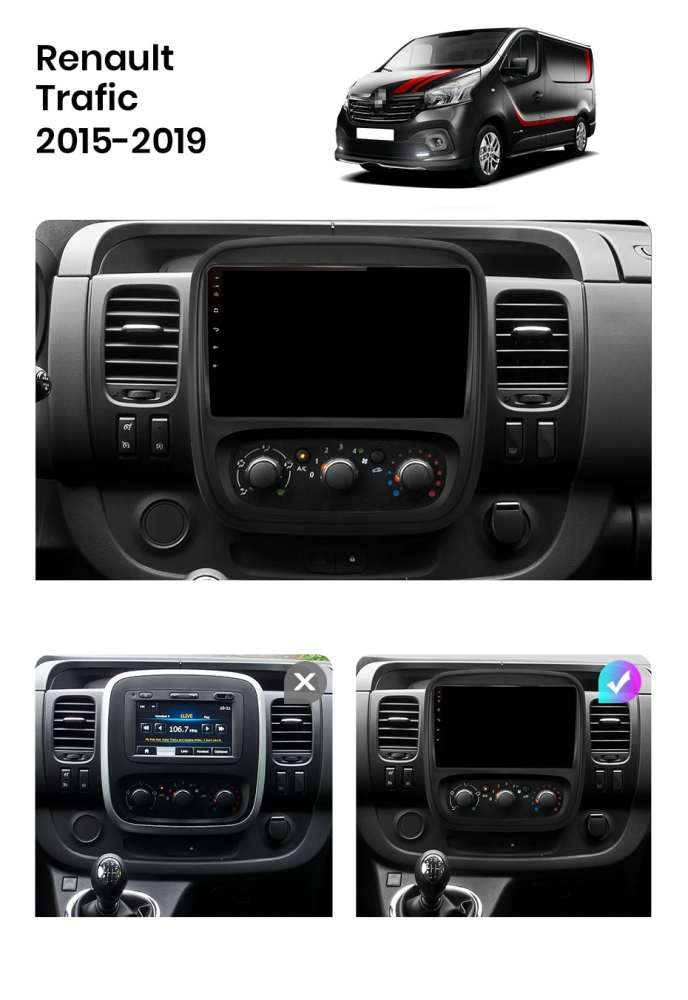 Navigatie Opel Vivaro (2014-2018), Android, Ecran 9 inch, 4GB RAM 64GB, 8-core [7]