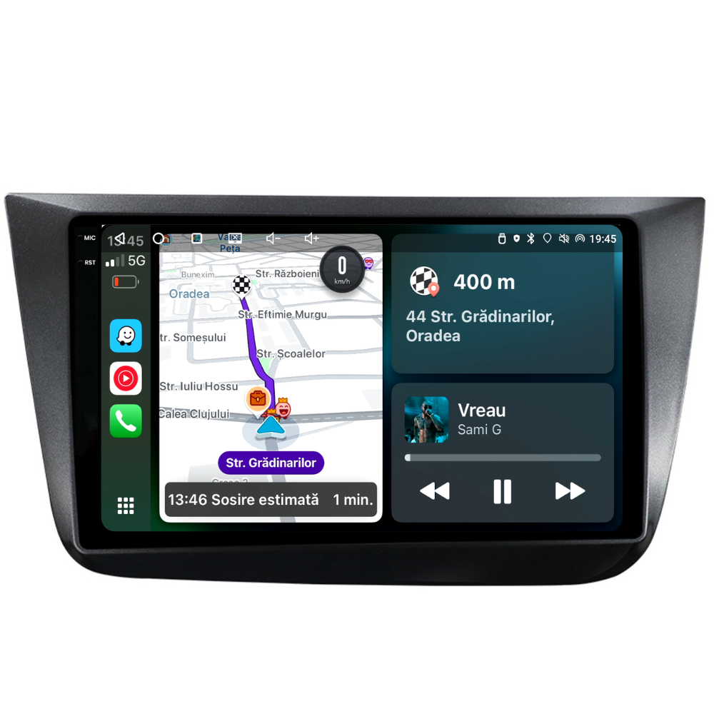 Navigatie Seat Altea (2004-2015), Ecran 9 inch, 6GB RAM 128GB, 8-core [2]