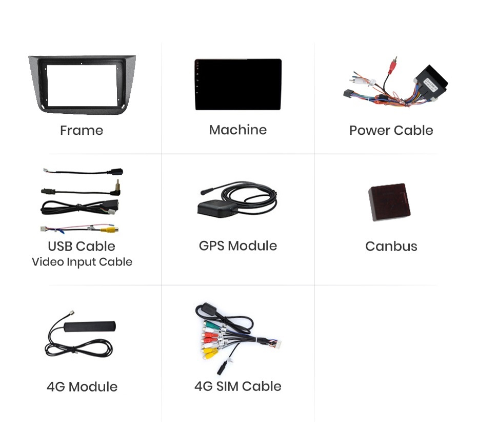 Navigatie Seat Altea (2004-2015), Ecran 9 inch, 8GB RAM 256GB, 8-core [9]