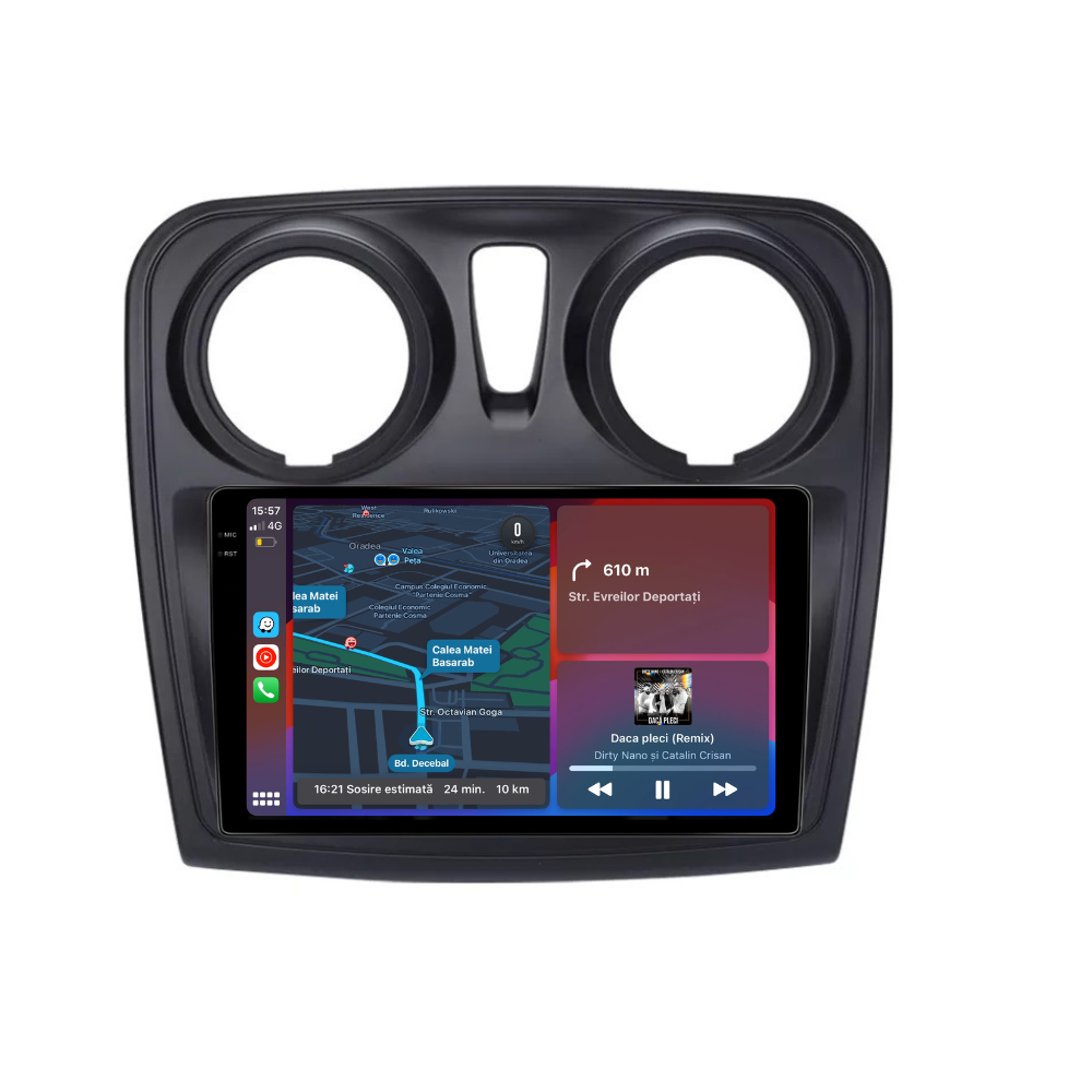 Navigatie Sandero 2 (2012-2020), Ecran 2K 9 inch, 8GB RAM 256GB, 8core [3]