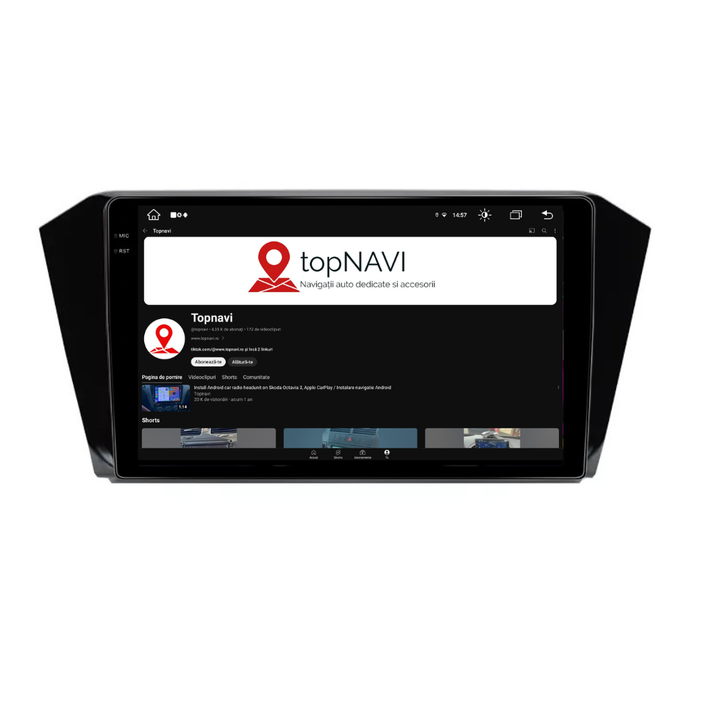 Navigatie Volkswagen Passat B8 (2015-2020), Ecran 2K 10 inch, 8GB RAM 256GB, 8core [5]