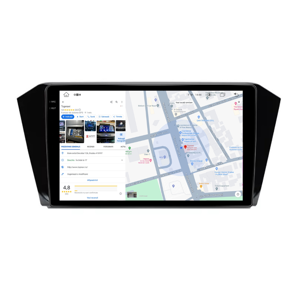Navigatie Volkswagen Passat B8 (2015-2020), Ecran 2K 10 inch, 8GB RAM 256GB, 8core [9]