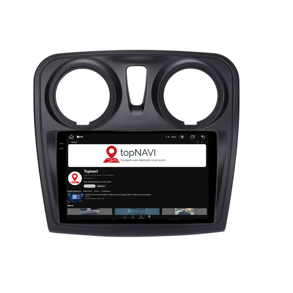 Navigatie Sandero 2 (2012-2020), Ecran 2K 9 inch, 8GB RAM 256GB, 8core [8]