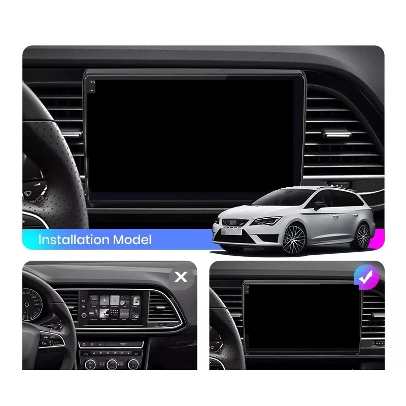 Navigatie Seat Leon 3 (2013-2020), Ecran 9 inch, 8GB RAM 256GB, 8-core [8]