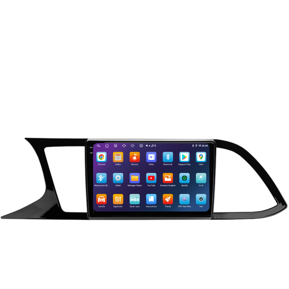 Navigatie Seat Leon 3 (2013-2020), Ecran 9 inch, 6GB RAM 128GB, 8-core [4]