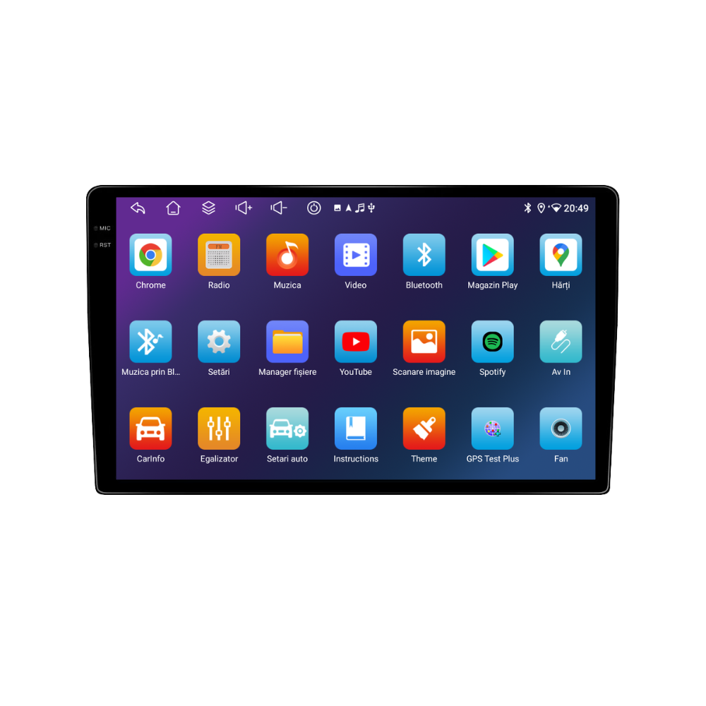 Navigatie Skoda Fabia (2008-2014), Android, Ecran 10 inch, 6GB RAM 128GB, 8-core [2]