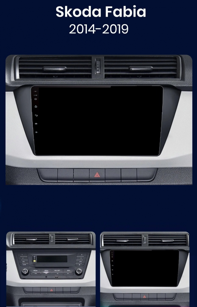 Navigatie Skoda Fabia 3 (2014-2019), Android, Ecran 9 inch, 4GB RAM 64GB, 4-core [6]