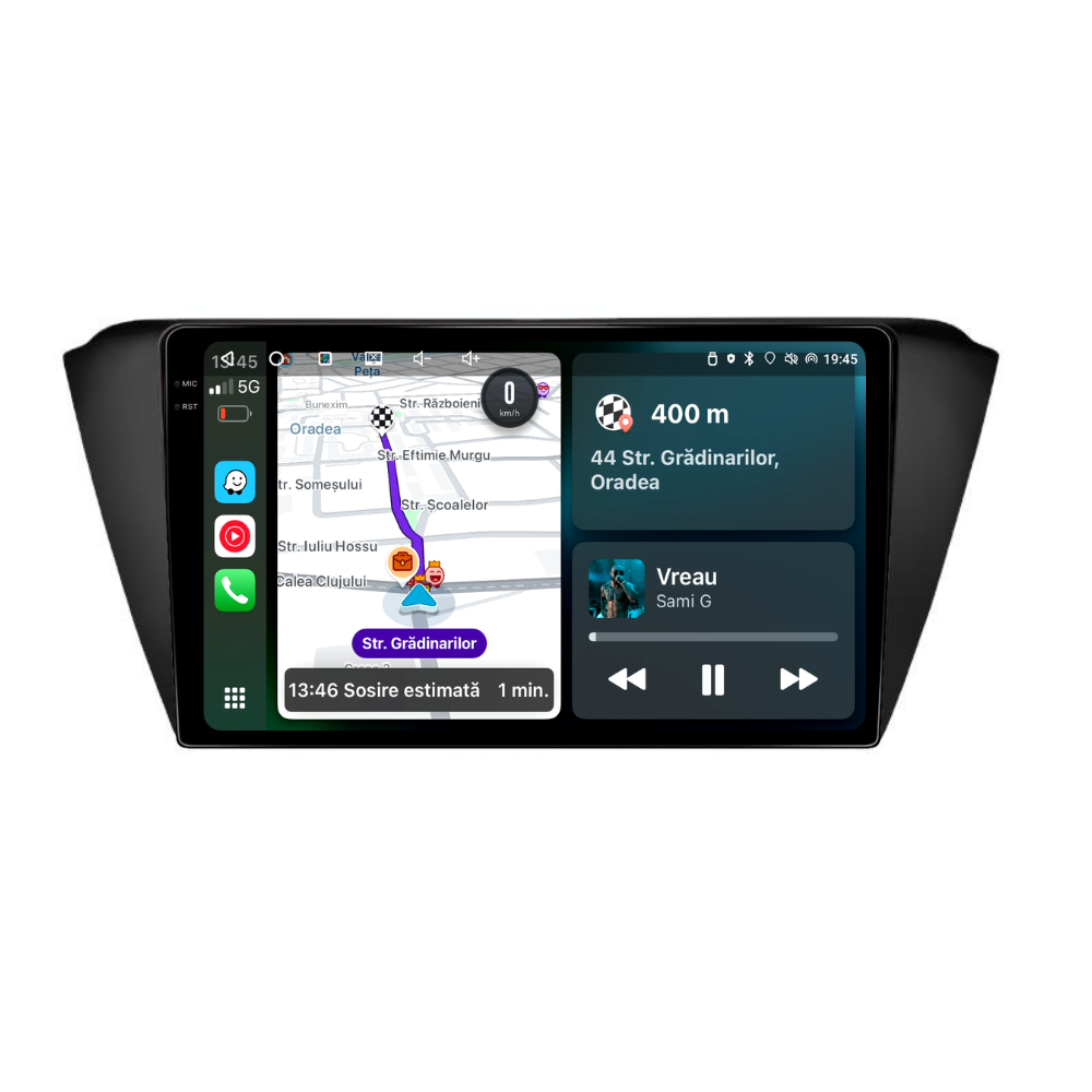 Navigatie Skoda Fabia 3 (2014-2019), Android, Ecran 9 inch, 4GB RAM 64GB, 4-core [1]